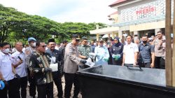 25 Kg Kokain, 108 Kg Sabu, dan 640 Kg Ganja Dimusnahkan