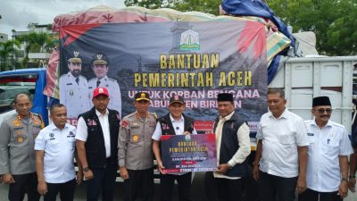 Bireuen Terima Bantuan Logistik Penanggulangan Bencana Senilai Rp 324 Juta Lebih
