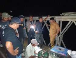 Progres Jembatan Bailey Teupin Reudeup – Awe Geutah 90 Persen