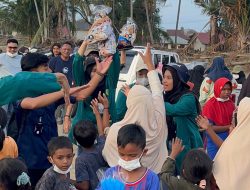 HMM FE UNMUHA Gelar Build A Village di Desa Terdampak Banjir Pidie Jaya