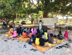 Jawab Tantangan Literasi, Insan Bumi Mandiri Gandeng Sekolah Pesisir di Maluku Utara