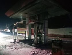 SPBU Reuleut Terbakar Saat Pengisian BBM