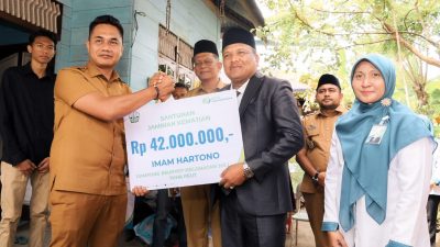 Bupati Mukhlis Serahkan Santunan JKM BPJS Ketenagakerjaan Senilai Rp 267 Juta