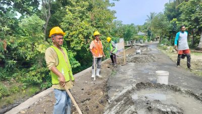 Lewat Pokir H. Jamaluddin, Perluasan Jalan Batee Iliek Mulai Dikerjakan