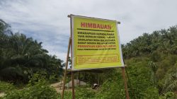Spanduk Ancaman Ambilalih Lahan Dipasang di Hutan Produksi Peulimbang, Muncul Dugaan Jual Beli Lahan