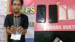 Polres Bireuen Amankan Seorang Warga Jeumpa, Turut Sita 69,46 Gram Sabu