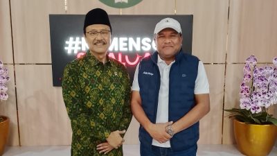 Dorong Percepatan Penyaluran Jadup, Bupati Mukhlis Temui Menteri Sosial