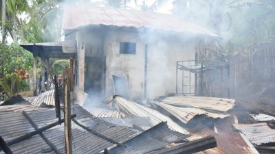 Polres Bireuen Amankan Pelaku Pembakaran Rumah Orang Tua di Kuta Blang