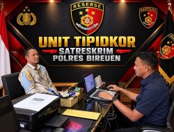 Polres Bireuen Tahan Mantan Kabid Olah Raga Dugaan Korupsi Pokir DPRK 1,2 Milyar